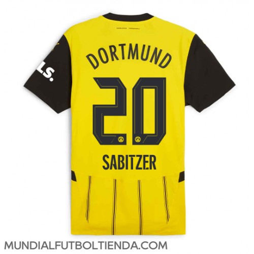 Camiseta Borussia Dortmund Marcel Sabitzer #20 Primera Equipación Replica 2024-25 mangas cortas